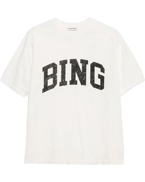 Anine Bing Jaylin top t-shirt ivory - Bianco