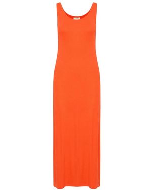 Kaffe Jerseykleid - Orange