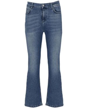 Marella Jeans ,Blauw ,Katoen Sport Cropped Jeans