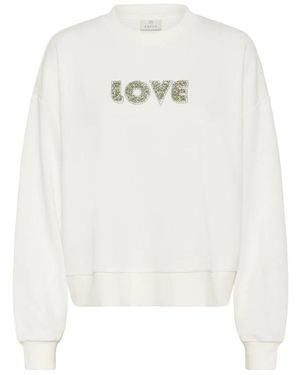 Kaffe Sweatshirts - Wit