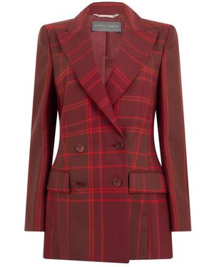 Alberta Ferretti Blazers - Red