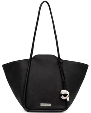 KARL LAGERFELD Tote Bags - Nero