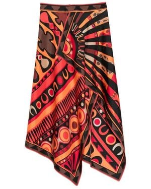 PUCCI Rokken ,Veelkleurig ,Midi Skirts - Rood