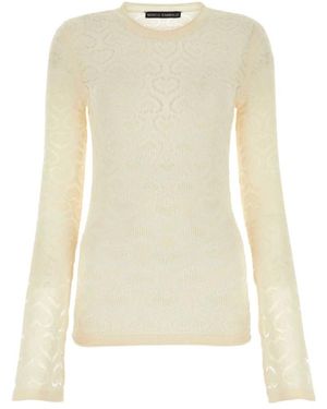 Marco Rambaldi Elegante Ivoor Kant Top - Naturel
