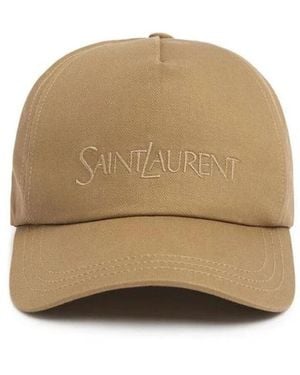 Saint Laurent Caps - Natural