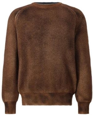 Avant Toi Round-Neck Knitwear - Marrone