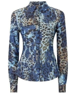 Roberto Cavalli Shirts - Bleu