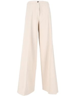 forte_forte Wide Trousers - Neutro