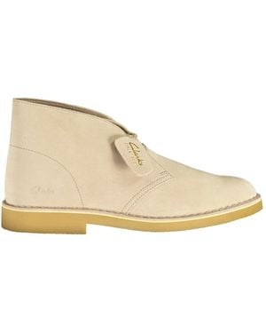 Clarks Lace-Up Boots - Natural