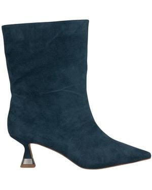 Alma En Pena. Heeled Boots - Azul