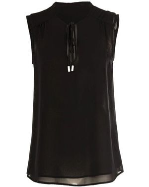 Fracomina Sleeveless Tops - Black