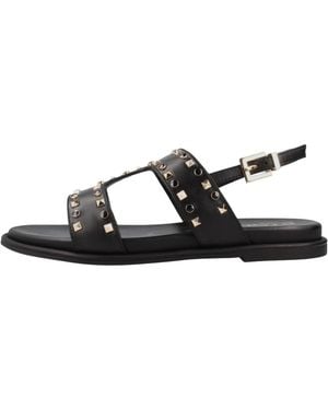 Stonefly Flat Sandals - Noir