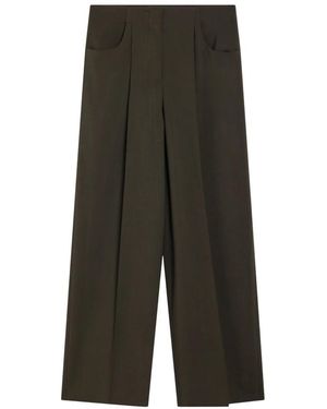 Fendi Wide Trousers - Green