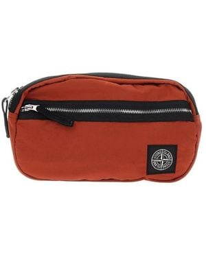 Stone Island Gürteltasche Mit Logo-Patch - Rot