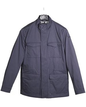 Geox Ademend Field Jacket Met Polyester Voering - Blauw