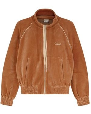 Chloé Bomber Jackets - Brown