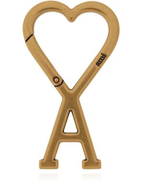 Ami Paris Schlüsselanhänger Mit Logo - Mettallic