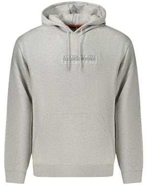 Napapijri Langarm-Kapuzenpullover - Grau