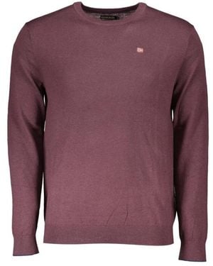 Napapijri Round-Neck Knitwear - Purple