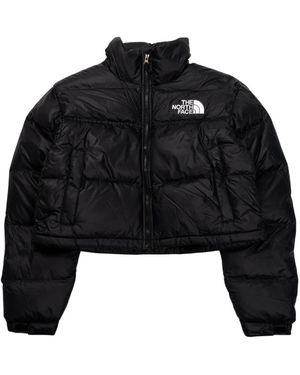 The North Face Giubbotto corto nero w nuptse