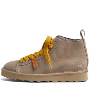 Pànchic Lace-Up Boots - Brown