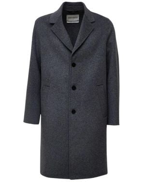 Amaranto Single-Breasted Coats - Bleu