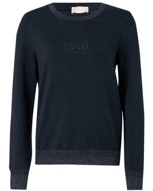 Liu Jo Round-Neck Knitwear - Bleu