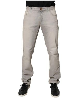 Dolce & Gabbana Slim Fit Jeans - Grey