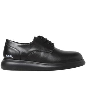 Karl Lagerfeld Laced Shoes - Negro
