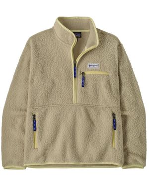 Patagonia Fitness ,Groen ,Polyester Retro Pile Marsupial Fleece Pullover