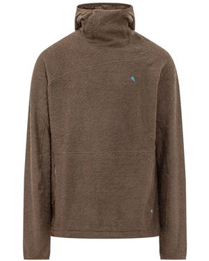 Klättermusen Fitness ,Bruin ,Wol Gimle Hoodie