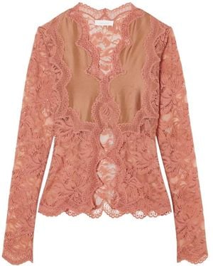 Rabanne Long Sleeve Tops - Rosa