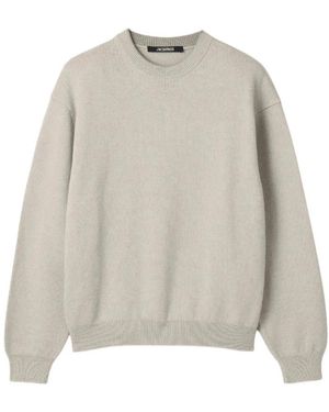 Jacquemus Round-Neck Knitwear - Gris