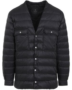 Moncler Camicia esterna nera mu02d2f01 - Nero