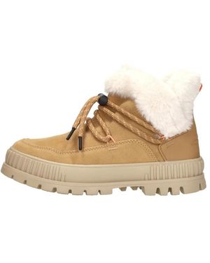 Palladium Schoenen ,Bruin ,Pallashock Lo Hiver - Naturel