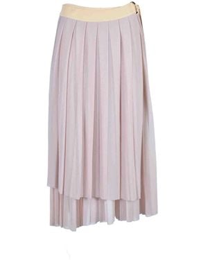 Erika Cavallini Semi Couture Midi Skirts - Purple
