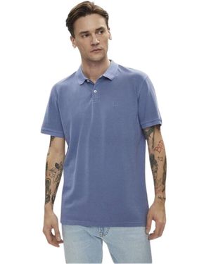 Lee Jeans Polo Hemden - Blauw