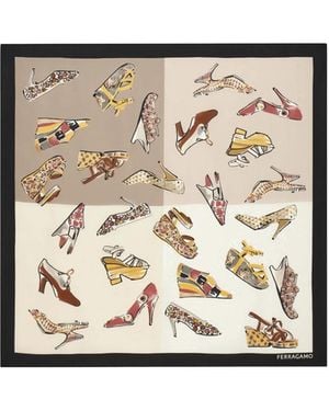 Ferragamo Silky Scarves - Metallic