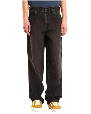 Dickies Jeans ,Zwart ,Katoen 958 Baggy Tapered Werk Jeans