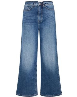 Ichi Wide Jeans - Blu