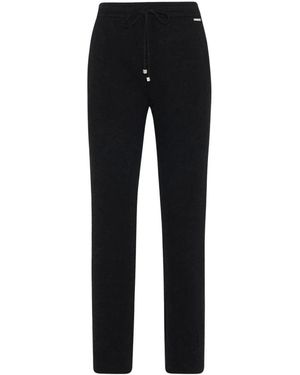 Kiton Cashmere Knit Relaxed Broeken - Zwart