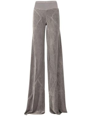 Rick Owens Wide Trousers - Grey