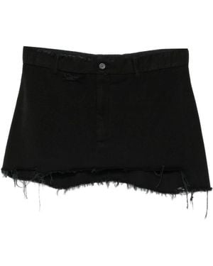 Balenciaga Denim Skirts - Black