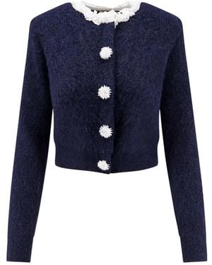 Self-Portrait Cardigans - Blu