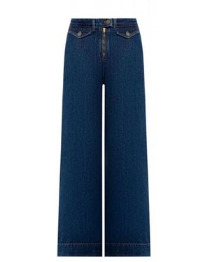 Twinset Wide Jeans - Bleu