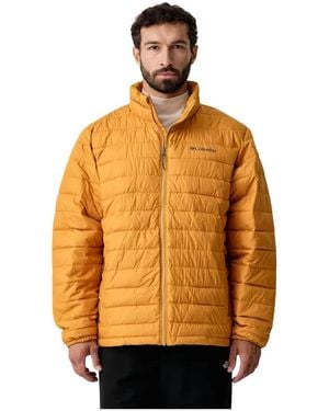 Columbia Fitness ,Geel ,Polyester Powder Lite Ii Jacket - Oranje