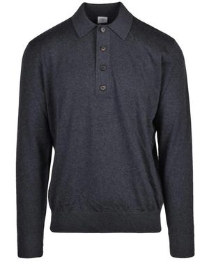 Eleventy Round-Neck Knitwear - Blue