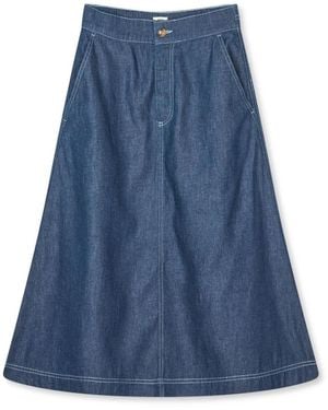 Mads Nørgaard Denim Skirts - Blue