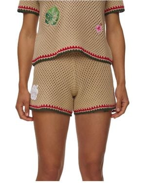 MC2 Saint Barth Yvette Kint Short Pants - Natur