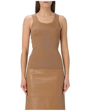 Max Mara Sleeveless Tops - Marrón